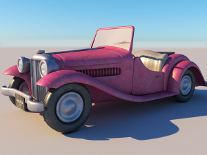 Antique old car 3D 모델