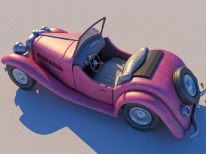 Antique old car 3D 모델