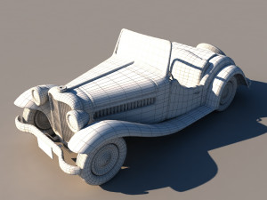 Antique old car 3D 모델