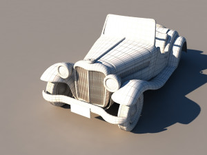 Antique old car 3D 모델