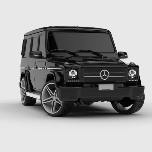 Mersedes-benz G-wagon classic 3D Modell .c4d .max .obj .3ds .fbx .stl .blend 