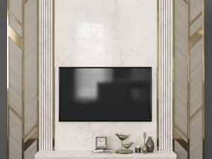 Tv-wall-02 3Dモデル