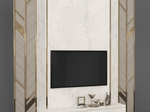 Tv-wall-02 3D मॉडल