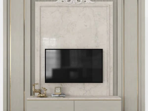 TV-mur-03 Modèle 3D