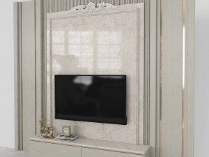 Tv-wall-03 3D मॉडल