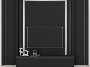 Tv-wall-03 3D मॉडल