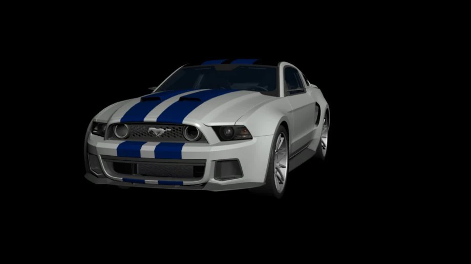 FordMustangGT 3D Model .c4d .max .obj .3ds .fbx .stl .blend
