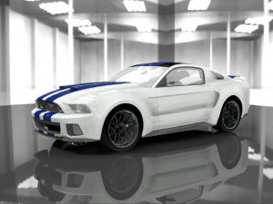 FordMustangGT Model 3D