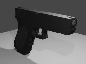 Pistol - Glock 16 3D Model