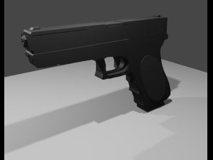 Pistol - Glock 16 3D Modell