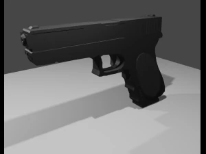 Pistol - Glock 16 3D Model