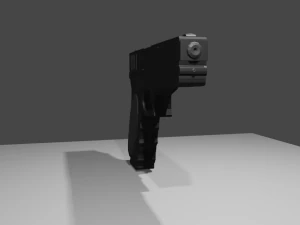 Pistol - Glock 16 3D Model