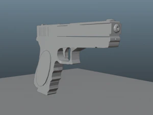 Pistol - Glock 16 3D Model