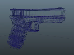 Pistol - Glock 16 3D Model