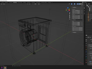 Washing machine 3D Model