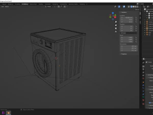 Washing machine 3D Model