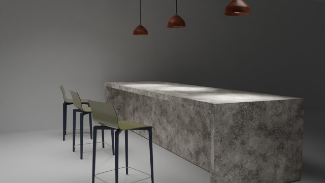 Kitchen counter stool 3D Модель .c4d .max .obj .3ds .fbx .stl .blend 