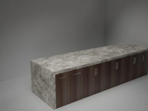 Kitchen counter stool 3D Model