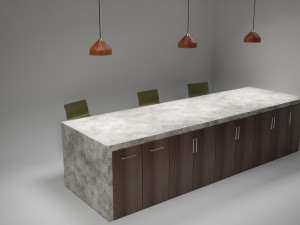 Kitchen counter stool 3D Модель