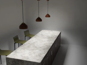 Kitchen counter stool 3D Model
