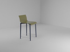 Kitchen counter stool 3D Модель