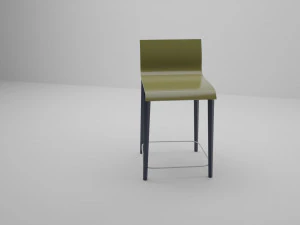 Kitchen counter stool 3D Model