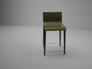 Kitchen counter stool 3D Модель