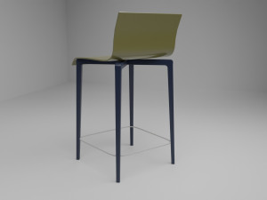 Kitchen counter stool 3D Модель