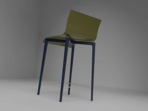 Kitchen counter stool 3D Model