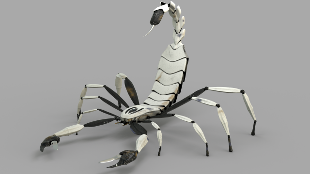 Scorpio Model 3D .c4d .max .obj .3ds .fbx .stl .blend 