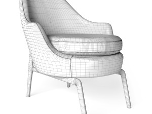 Porto Armchair by Davidos 3D 模型