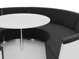 Garden sofa KOSMOS 3 seater 3D Модель