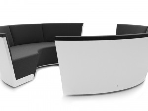 Garden sofa KOSMOS 3 seater 3D Модель