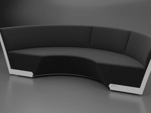 Garden sofa KOSMOS 3 seater 3D Model