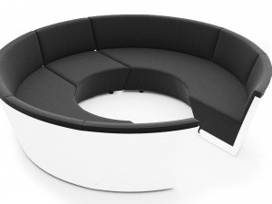 Garden sofa KOSMOS 3 seater 3D Модель