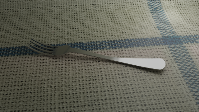 Fork 3D Model .c4d .max .obj .3ds .fbx .stl .blend 