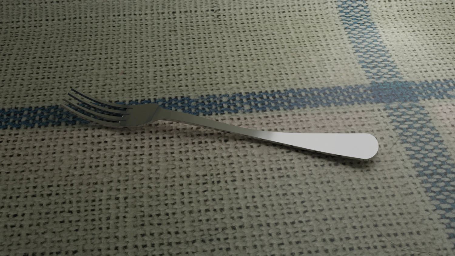 Fork 3D Model .c4d .max .obj .3ds .fbx .stl .blend 