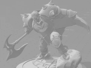 Mighty Warrior 3D Model