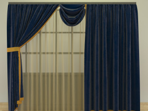 CurtaineVol01 Modelo 3D