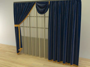 CurtaineVol01 3D Model