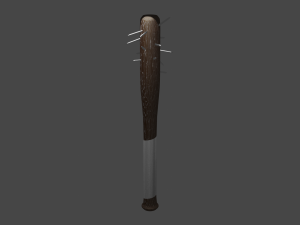 Baseballbatwithnails Modelo 3D