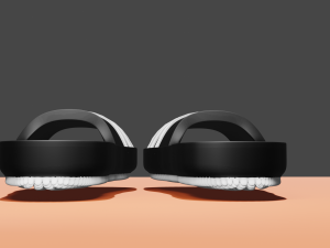Basic slippers model 3D Model