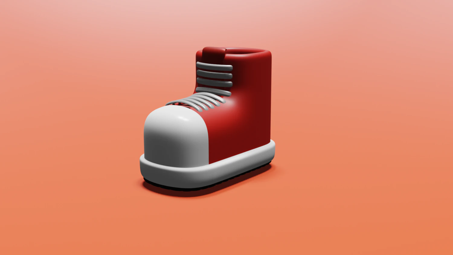 3d cartoon shoe model 3D Model .c4d .max .obj .3ds .fbx .stl .blend 