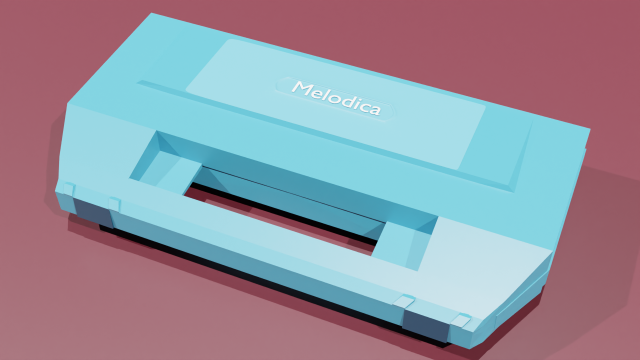 Low Polly melodica case Modelo 3D .c4d .max .obj .3ds .fbx .stl .blend 