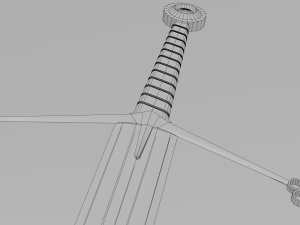 Two handed sword - Claymore 3D Model