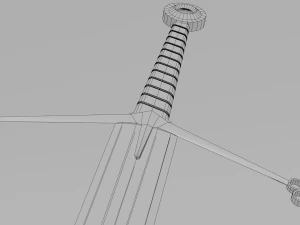 Two handed sword - Claymore 3D Model