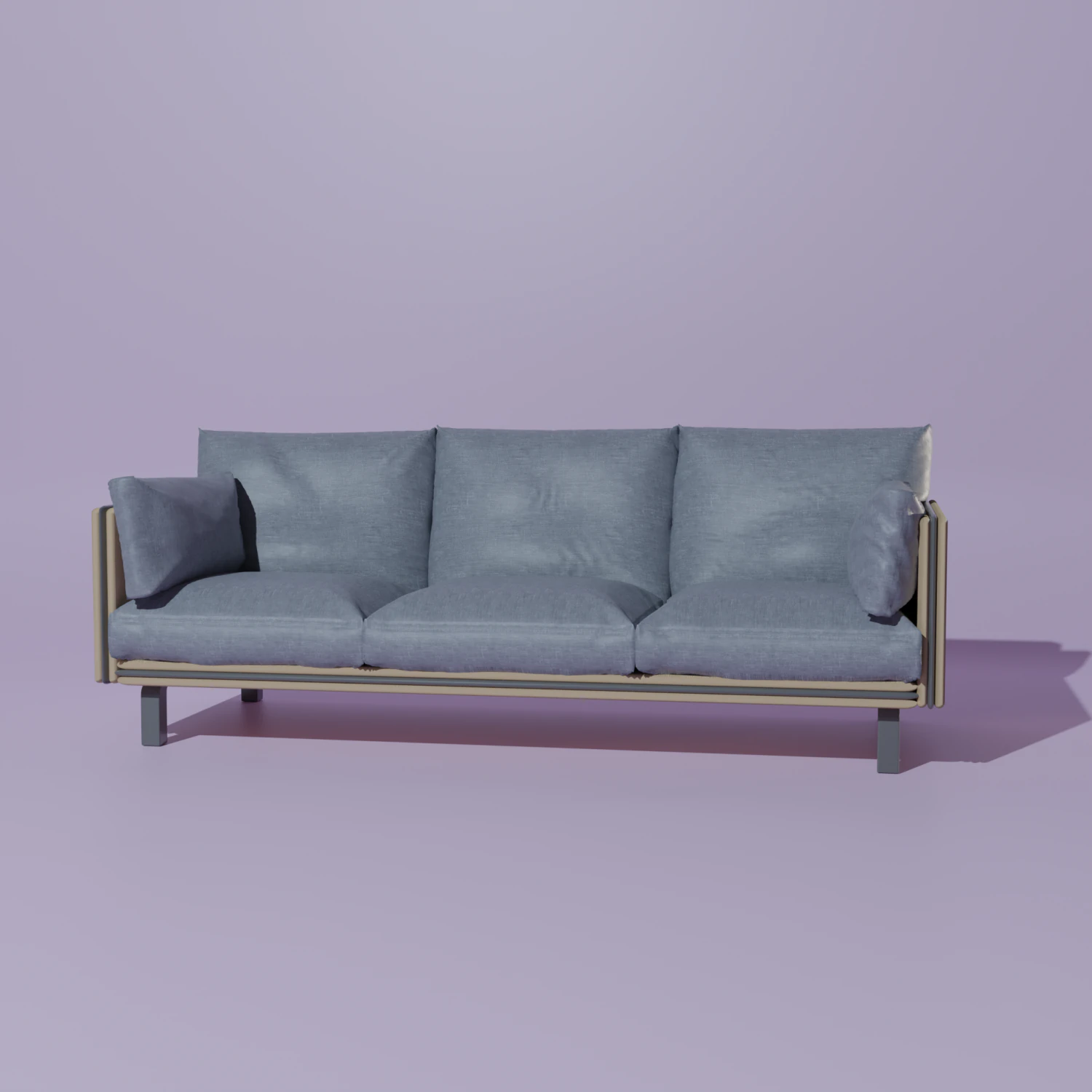 Sofa 3D Model .c4d .max .obj .3ds .fbx .stl .blend 