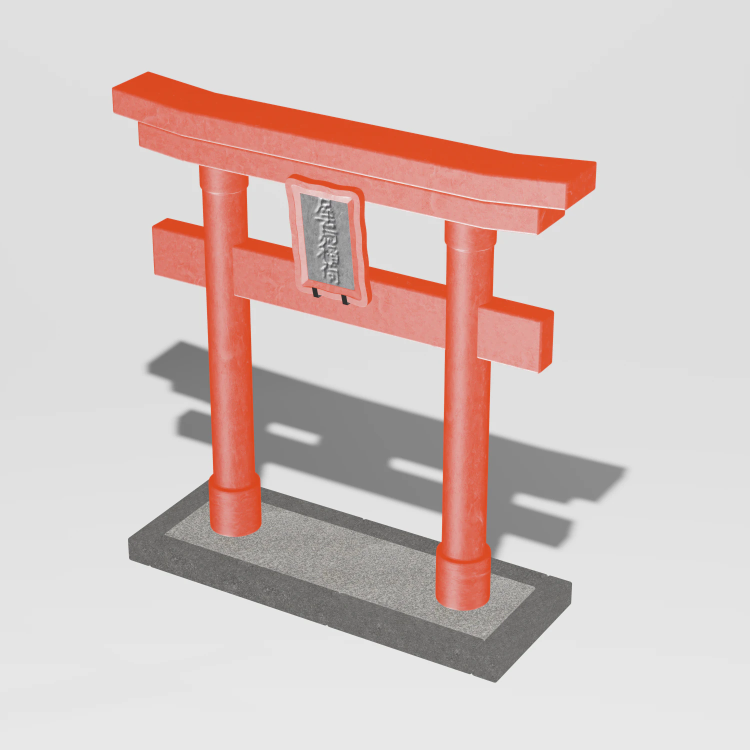 Torii Gate 3D Model .c4d .max .obj .3ds .fbx .stl .blend
