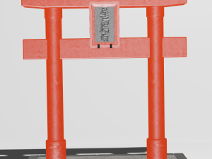 Torii Gate 3D Модель