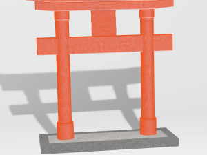 Torii Gate 3D Модель